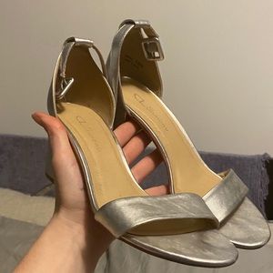 Silver heels